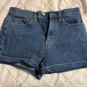 Dark denim shorts size 5